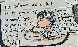 sketch of a kid